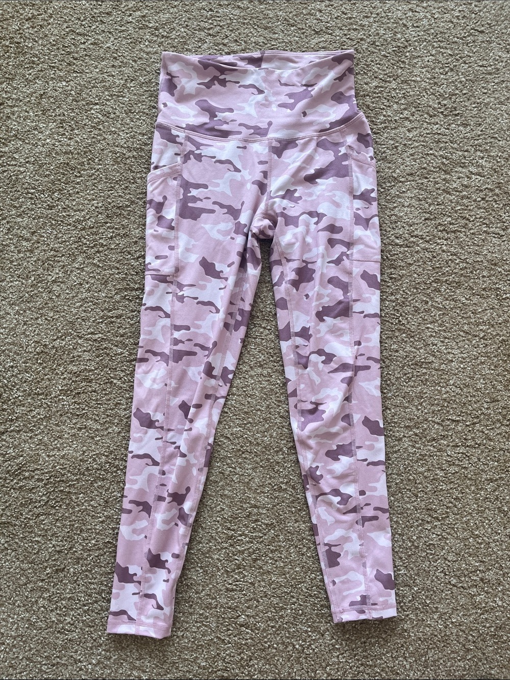 Ideology Pink Camo Leggings - Blush & Mauve